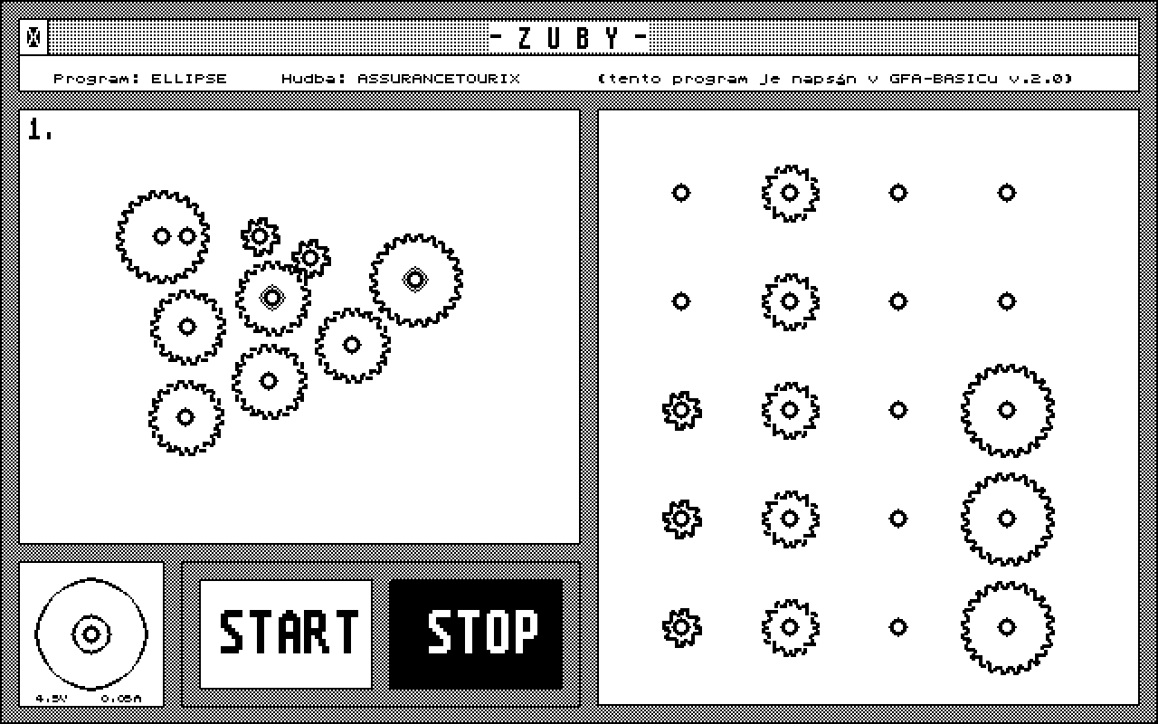 Zuby atari screenshot